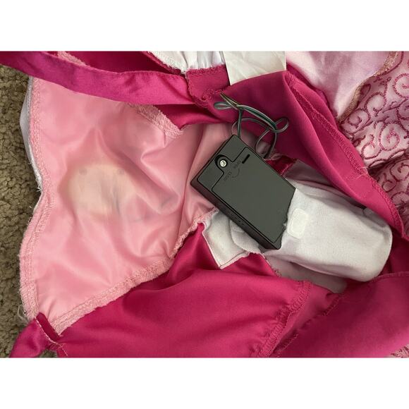 Disney Sleeping Beauty Princess Aurora Pink Short Sleeve Costume Dress Size 4-6X - Picture 11 of 11